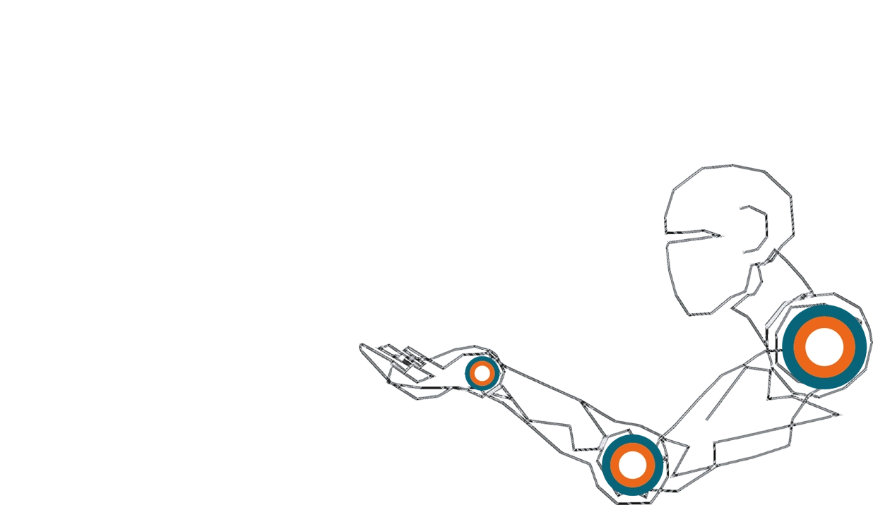 Robotic joint illustration shown by FLUX